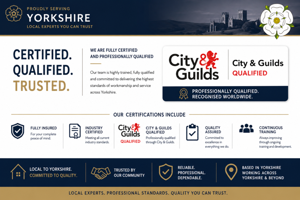 Home city and guild qualified
